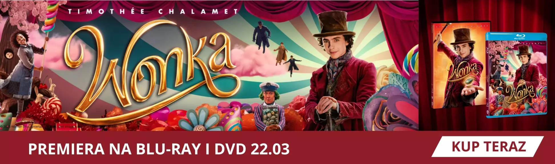 "Wonka" premiera na DVD i Blu-ray już 22 marca!